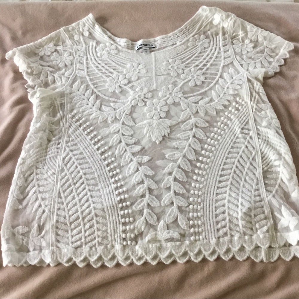 Lace tee